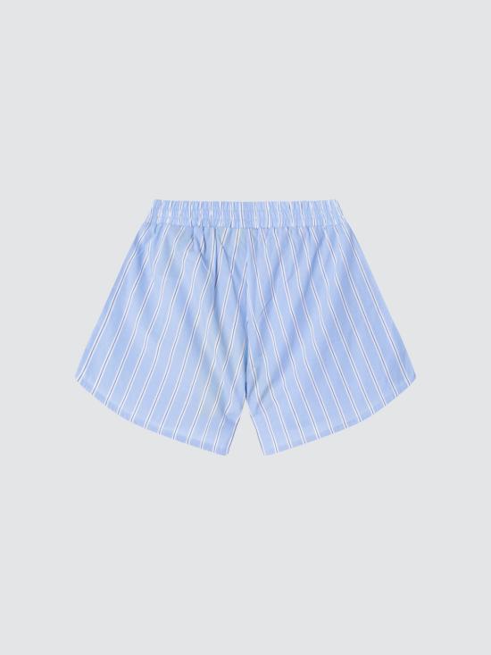 26SS [키즈] 오프화이트 쇼츠/버뮤다 OGCB009S26FAB001 4030 Blue - OFF WHITE