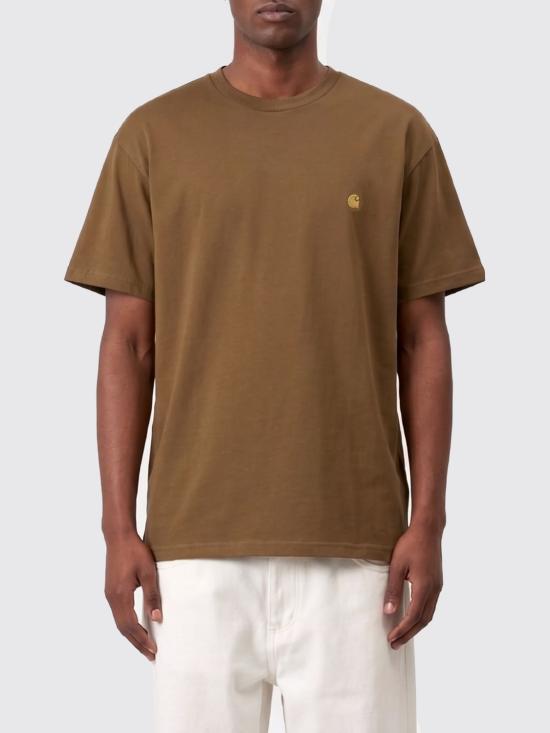 26SS 칼하트 WIP 숏슬리브 체이스 티셔츠 I026391 00YXX Brown