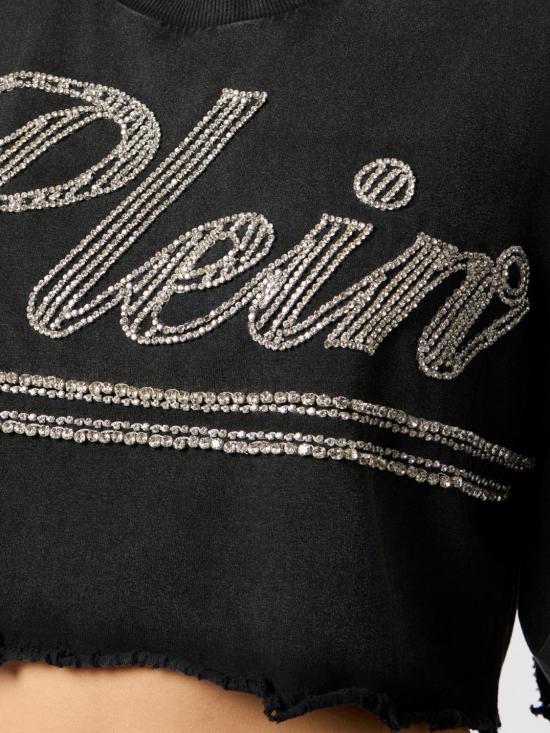 26SS 필립 플레인 반팔 티셔츠 SAFCWTK3873PTE004N 02 Black - PHILIPP PLEIN