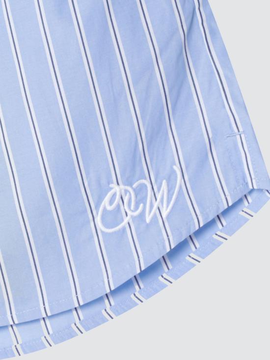 26SS [키즈] 오프화이트 쇼츠/버뮤다 OGCB009S26BFAB001 4030 Blue - OFF WHITE