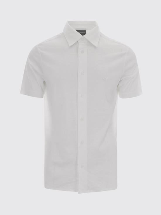 26SS 엠포리오 아르마니 반팔 셔츠 EM004603AF10017 U0003 White - EMPORIO ARMANI