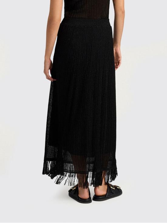 26SS 모모니 롱 스커트 265MMOKN003265MO37 0990 Black - MOMONI