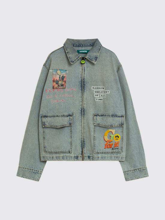 26SS 바로우 데님 자켓 S6BWUAJK036 190 Sky Blue