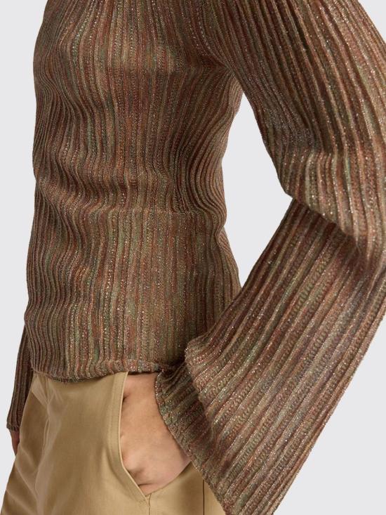 26SS 모모니 긴팔 티셔츠 265MMOKN002265MO37 2070 Brown - MOMONI