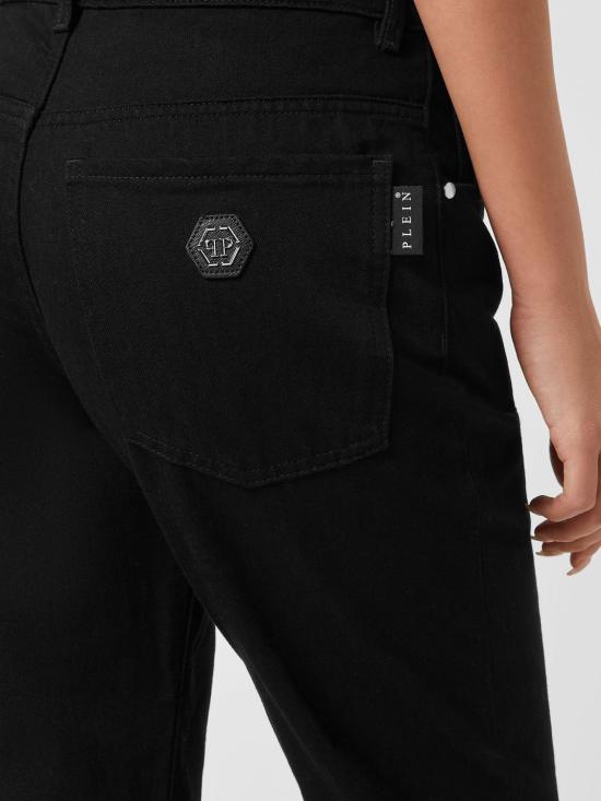 26SS 필립 플레인 데님 팬츠 AAECWDT2861PDE004N 02NH Black 1 - PHILIPP PLEIN