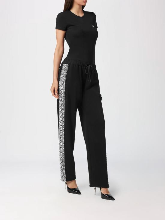 26SS 필립 플레인 스트레이트 팬츠 AAECWJT2148PJY002N 02 Black - PHILIPP PLEIN