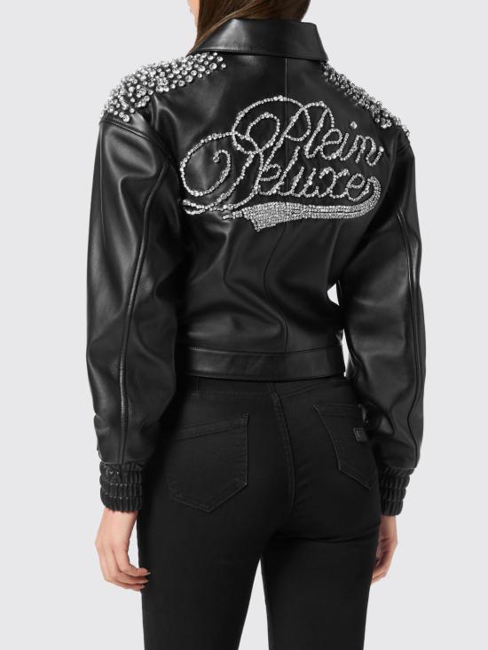26SS 필립 플레인 가죽 자켓 AAECWLB1183PLE010N 02 Black - PHILIPP PLEIN