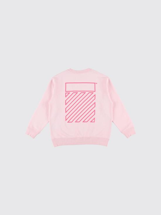 26SS [키즈] 오프화이트 티셔츠 OGBA001S26FLE005 683 Pink - OFF WHITE