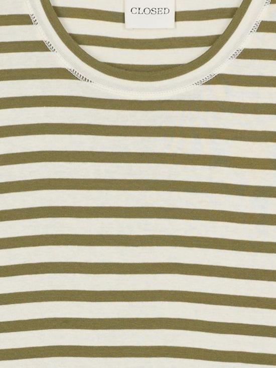 26SS 클로즈드 반팔 티셔츠 C95025420ST 689 Green - CLOSED