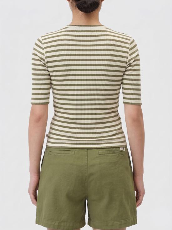 26SS 클로즈드 반팔 티셔츠 C95025420ST 689 Green - CLOSED