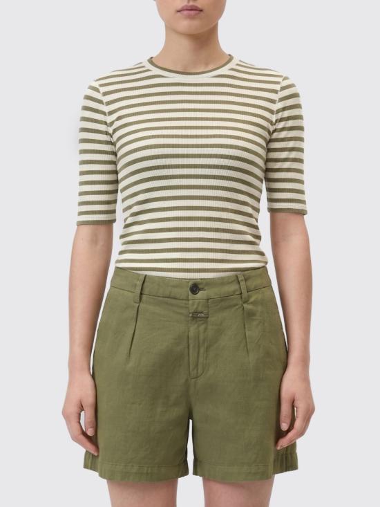 26SS 클로즈드 반팔 티셔츠 C95025420ST 689 Green