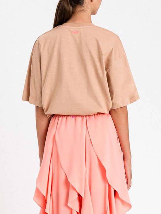 26SS 액티튜드 트윈세트 반팔 티셔츠 261AQ2010 13570 Dove Grey - ACTITUDE TWINSET