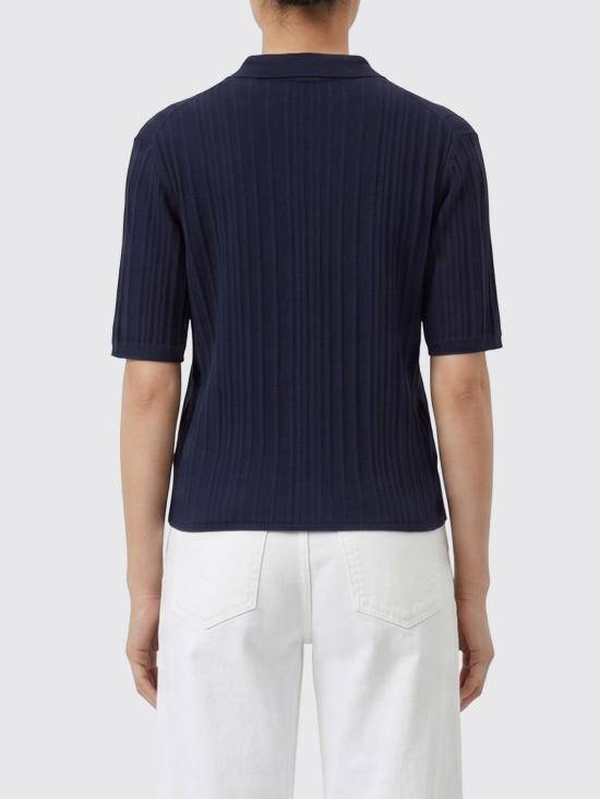 26SS 클로즈드 폴로 티셔츠 C9652397P22 568 Blue - CLOSED
