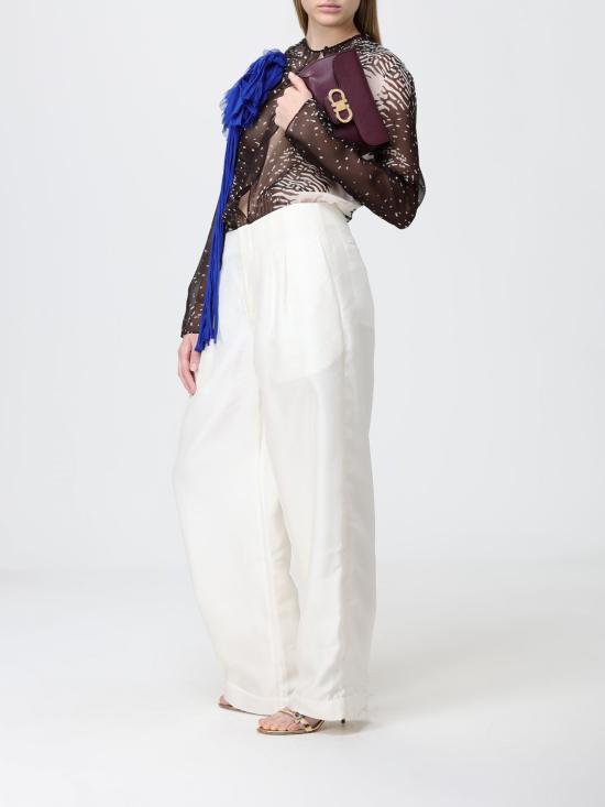 26SS 살바토레 페라가모 긴팔 티셔츠 13I343 793456 Gnawed Blue - SALVATORE FERRAGAMO