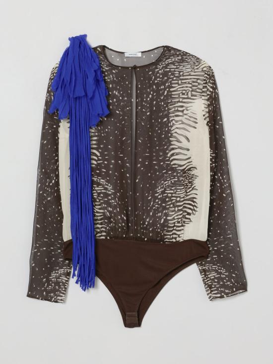 26SS 살바토레 페라가모 긴팔 티셔츠 13I343 793456 Gnawed Blue - SALVATORE FERRAGAMO