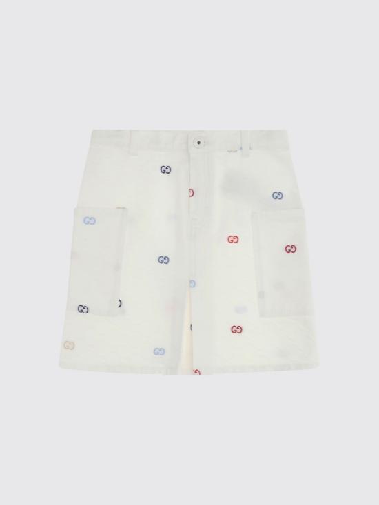 26SS [키즈] 구찌 스커트 856226XDDFC 9066 White