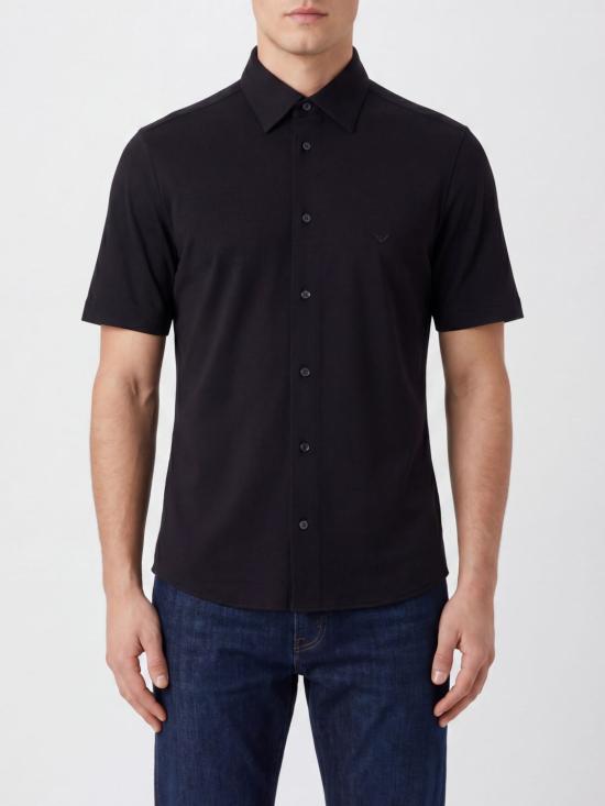 26SS 엠포리오 아르마니 반팔 셔츠 EM004603AF10017 UC001 Black