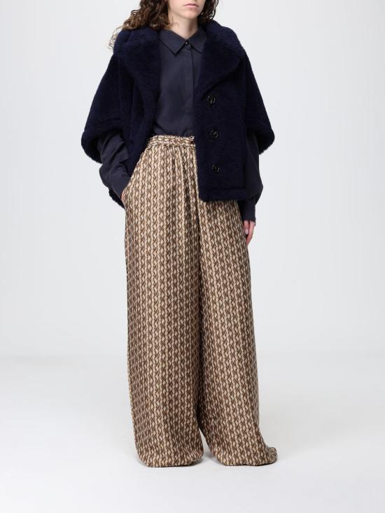26SS 막스마라 팔라초 팬츠 261131146206 001 Brown - MAX MARA