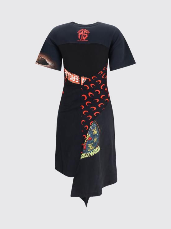 26SS 마린세르 미디 원피스 WDR465AUJER0003 BK97 Black - MARINE SERRE
