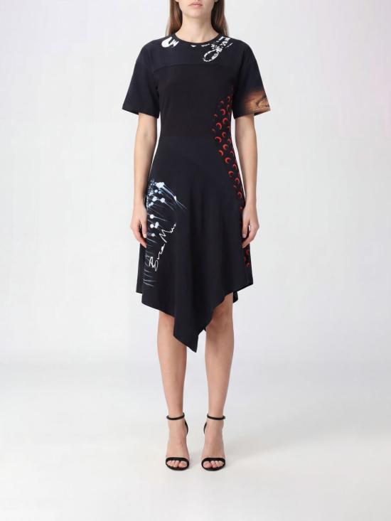 26SS 마린세르 미디 원피스 WDR465AUJER0003 BK97 Black