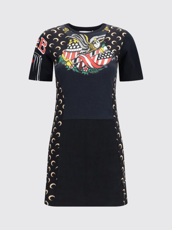 26SS 마린세르 숏 원피스 WDR484AUJER0003 BK87 Black - MARINE SERRE