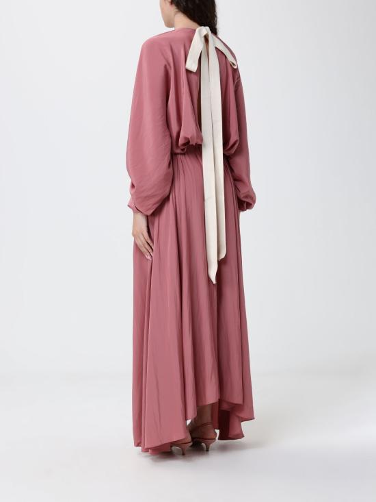 26SS 랑방 롱 원피스 RWDR00584778P26 599 Pink - LANVIN