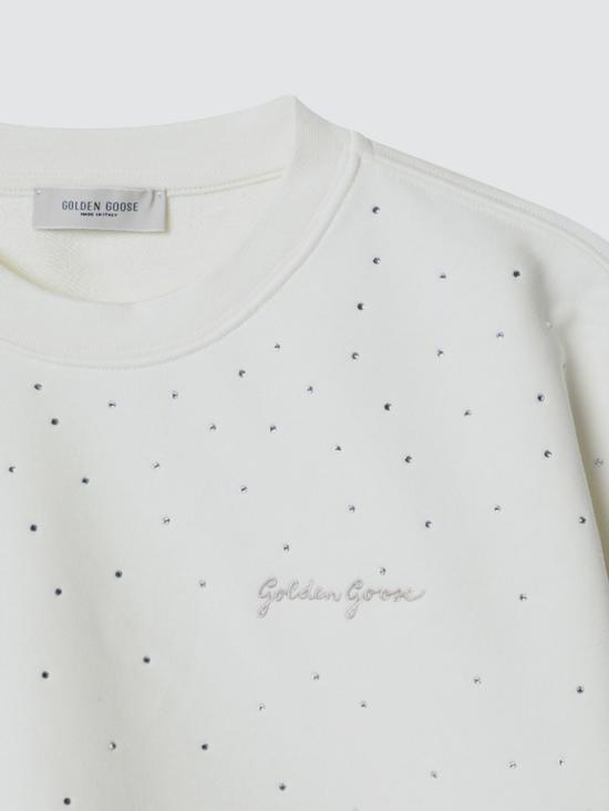 26SS [키즈] 골든구스 티셔츠 GKP02629P002435 11560 White - GOLDEN GOOSE