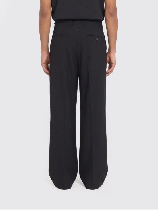 26SS MM6 메종마르지엘라 스테이플드 울 트라우저 SH0KA0067M35436 900 Black - MM6 MAISON MARGIELA
