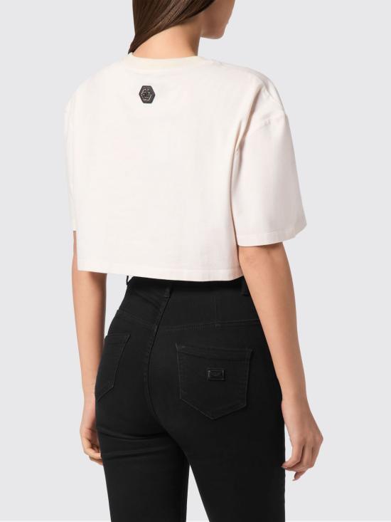 26SS 필립 플레인 반팔 티셔츠 AAECWTK3776PJY002N 01OF White - PHILIPP PLEIN