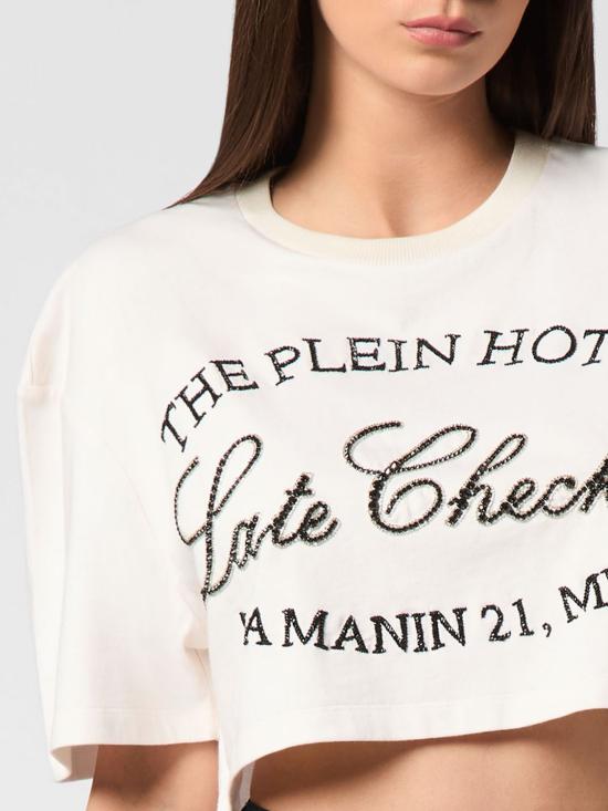 26SS 필립 플레인 반팔 티셔츠 AAECWTK3776PJY002N 01OF White - PHILIPP PLEIN