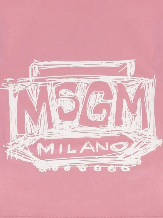 26SS [키즈] 엠에스지엠 티셔츠 S6MSJGTH128MS0 70 Pink - MSGM