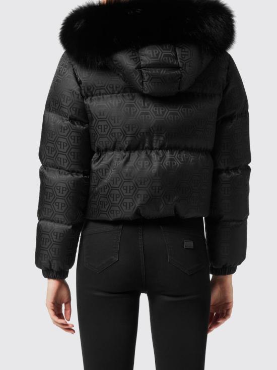 26SS 필립 플레인 숏패딩 AAECWRB1544PCO029F 02 Black - PHILIPP PLEIN