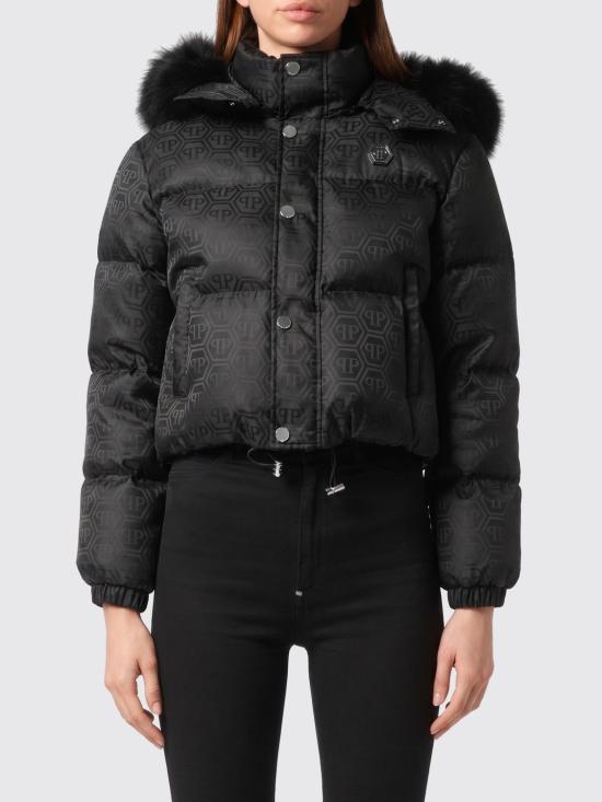 26SS 필립 플레인 숏패딩 AAECWRB1544PCO029F 02 Black