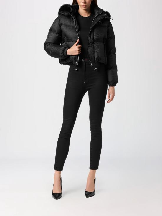 26SS 필립 플레인 숏패딩 AAECWRB1544PCO029F 02 Black - PHILIPP PLEIN