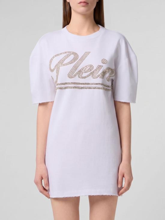 26SS 필립 플레인 반팔 티셔츠 SAFCWTG0680PTE004N 01 White
