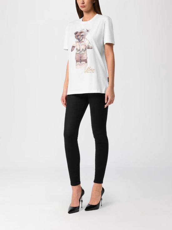 26SS 필립 플레인 반팔 티셔츠 FAECWTK3796PTE004N 01 White - PHILIPP PLEIN