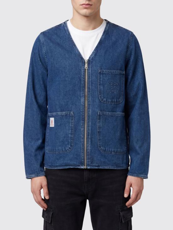 26SS 비전오브슈퍼 데님 자켓 VS090JA DENIM Blue