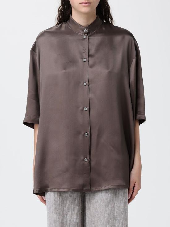 26SS 엠포리오 아르마니 블라우스 EW003621 AF21547 U6128 Cocoa