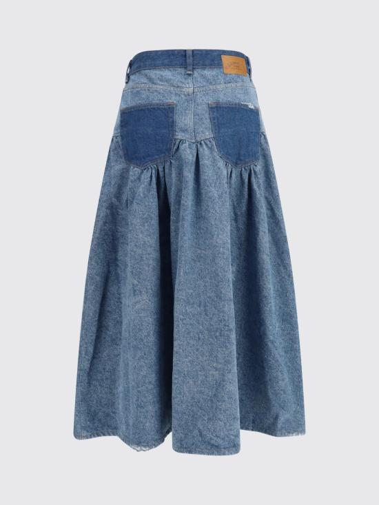26SS 가니 데님 스커트 A1090247 567 Blue - GANNI