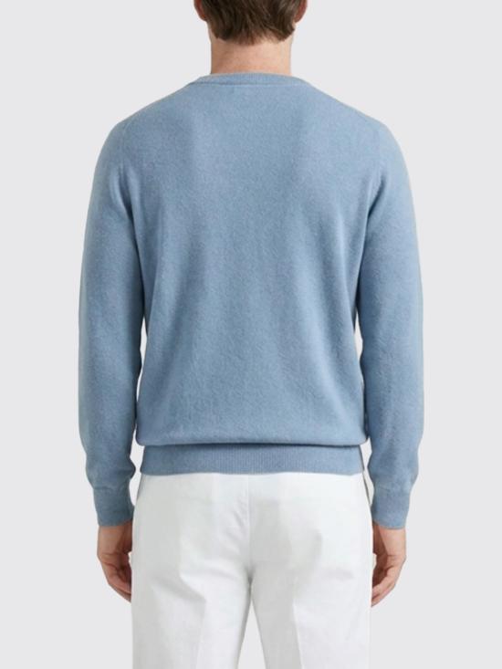 26SS 브루넬로 쿠치넬리 캐시미어 니트 M2200100 CMM56 Gnawed Blue - BRUNELLO CUCINELLI