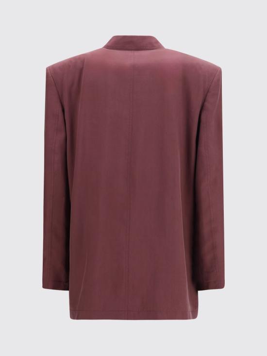 26SS 생로랑 수트 자켓 851026Y6J78 5060 Burgundy - SAINT LAURENT