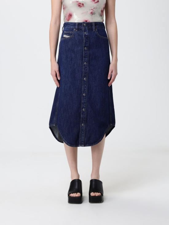 26SS 디젤 미디 스커트 A181070IRAA 01 Denim