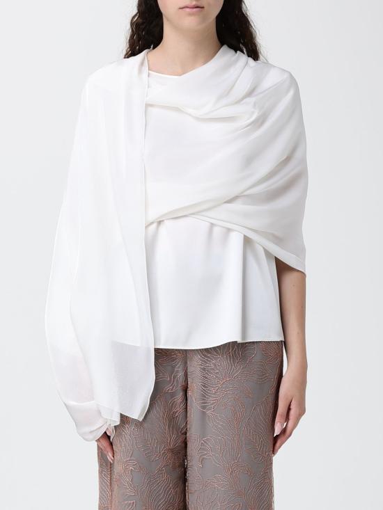 26SS 엠포리오 아르마니 머플러/스카프 EW004536 AF25350 U0006 Yellow Cream