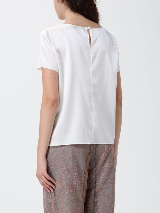 26SS 엠포리오 아르마니 반팔 티셔츠 8N2K15 2NXXZ 0101 Yellow Cream - EMPORIO ARMANI