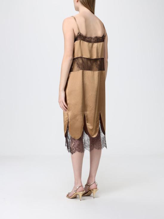 26SS 살바토레 페라가모 미디 원피스 13I145 793306 Dark - SALVATORE FERRAGAMO