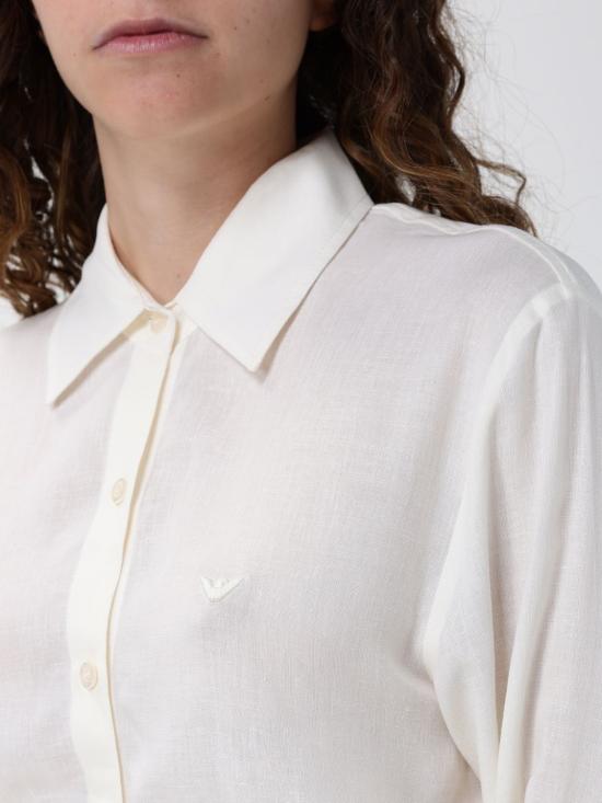 26SS 엠포리오 아르마니 미디 원피스 EW000817AF20252 U1131 White - EMPORIO ARMANI