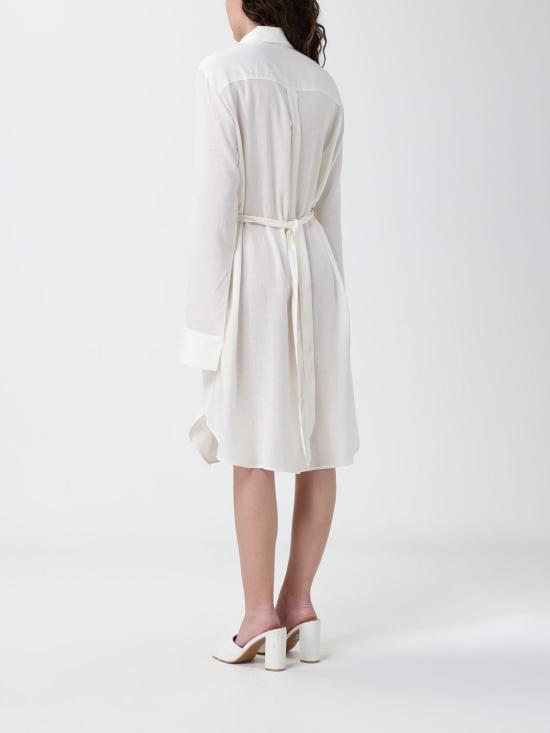 26SS 엠포리오 아르마니 미디 원피스 EW000817AF20252 U1131 White - EMPORIO ARMANI