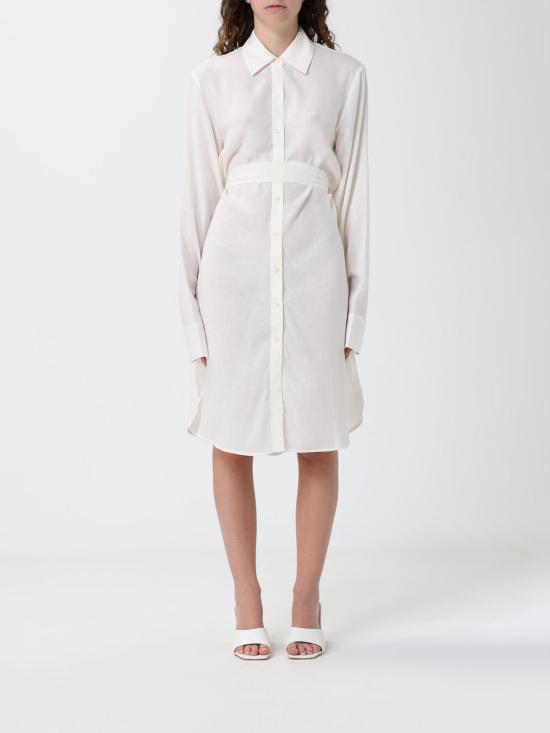 26SS 엠포리오 아르마니 미디 원피스 EW000817AF20252 U1131 White