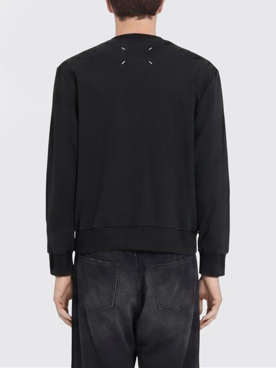 26SS MM6 메종마르지엘라 스프레이 프린트 스웨트셔츠 SH0GU0037M25013900 900 Black - MM6 MAISON MARGIELA