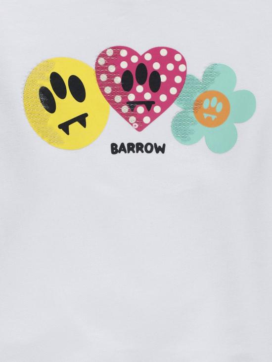 26SS [키즈] 바로우 티셔츠 S6BKJGSW122 002 White - BARROW